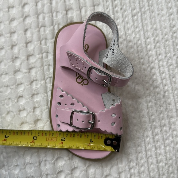 FOOTMATES Ariel and Eco-Ariel Waterproof Girls Pink Sandals Sixe 4 - Picture 7 of 8